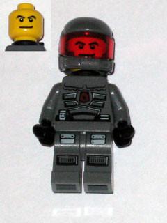 LEGO Minifigure-Space Police 3 Officer 14 - Airtanks-Space / Space Police III-SP118-Creative Brick Builders